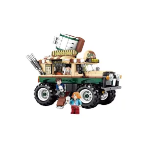 598-Piece Jeep Coffee Stop Toy Truck Stall