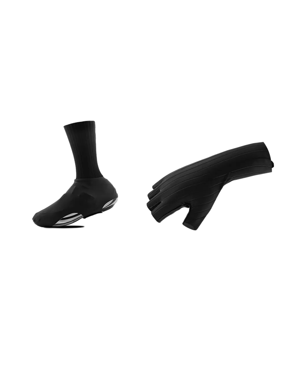 Aero Overshoes Classic Black   Aero Race Gloves