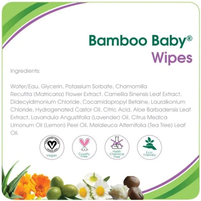 Aleva Bamboo Baby Wipes - 30ct