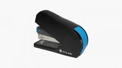 Atlas Easy Stapler Power Saving Half Strip 25 Sheets