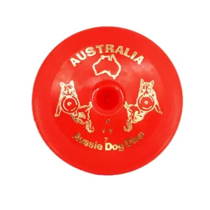 Aussie Dog Disc Red