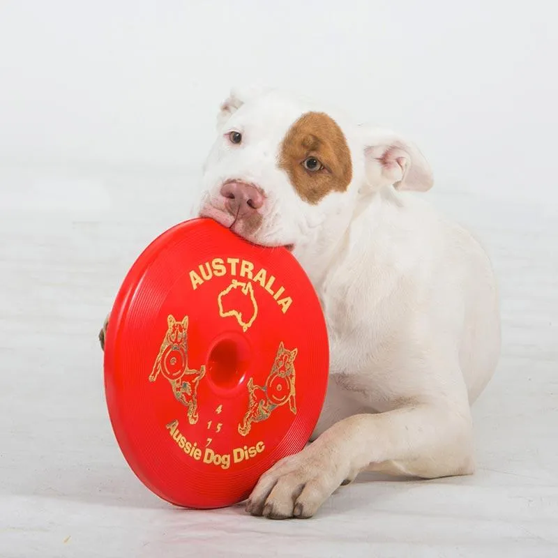 Aussie Dog Disc Red