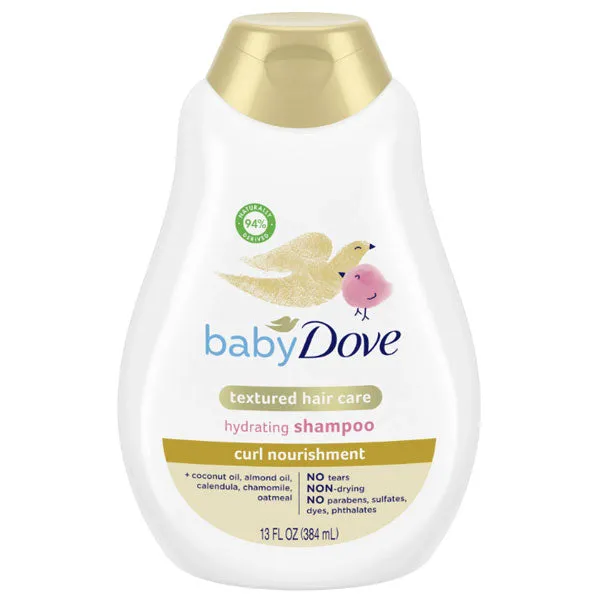 Baby Dove Curl Nourishment Textured Hair Care Hydrating Shampoo, 13 fl oz