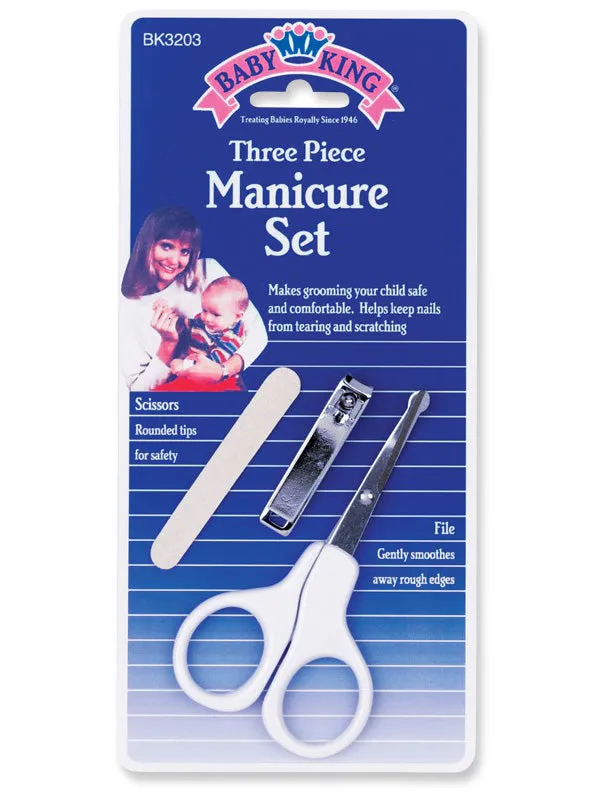 BABY KING - Manicure Set - 3 Pieces