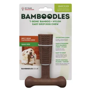 Bamboodles | T-Bone Dog Durable Chew | Beef Flavour