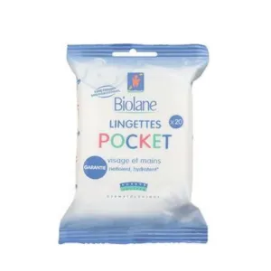 Biolane Lingettes Pocket Visage Et Mains