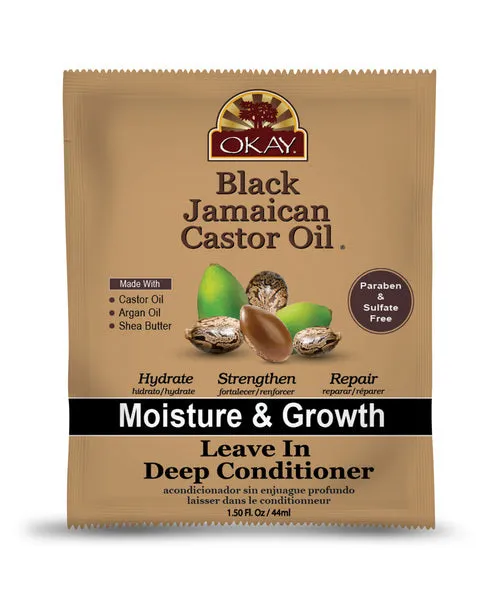 Black Jamaican Castor Oil Leave In Deep Conditioner by Okay 1.5 fl. oz.