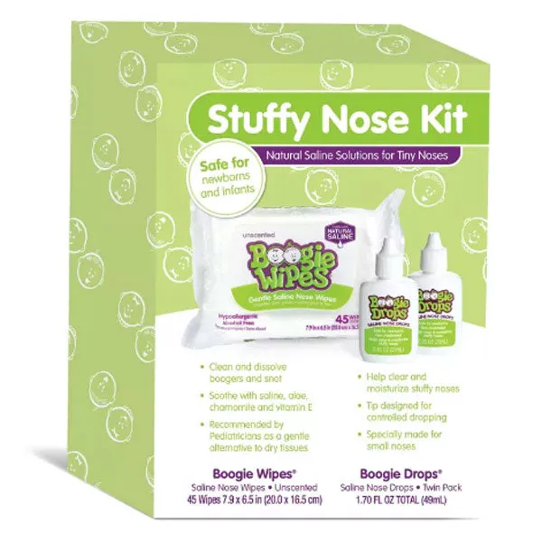 Boogie Wipes Stuffy Nose Kit