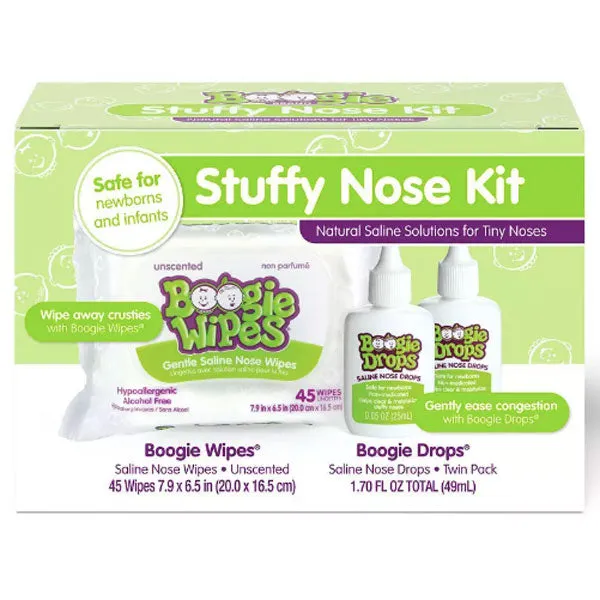 Boogie Wipes Stuffy Nose Kit