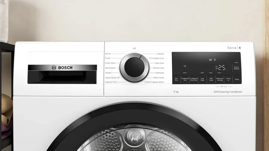 Bosch Serie 6 9kg Heat Pump Tumble Dryer | WQG24509GB