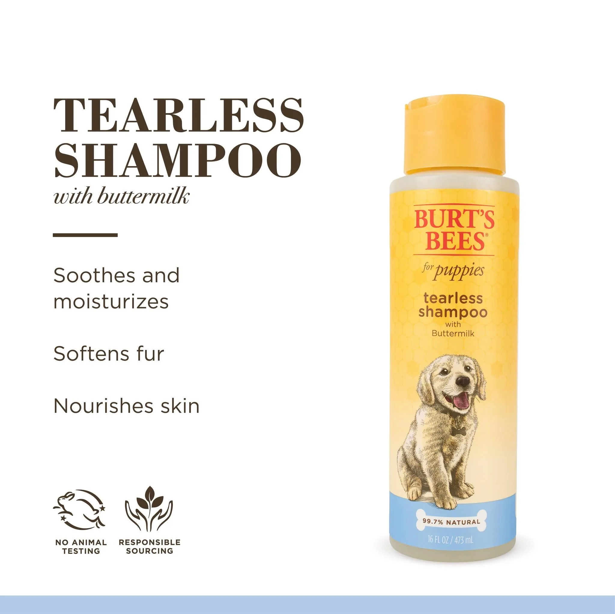 Burt's Bees Tearless Puppy Shampoo 473ml