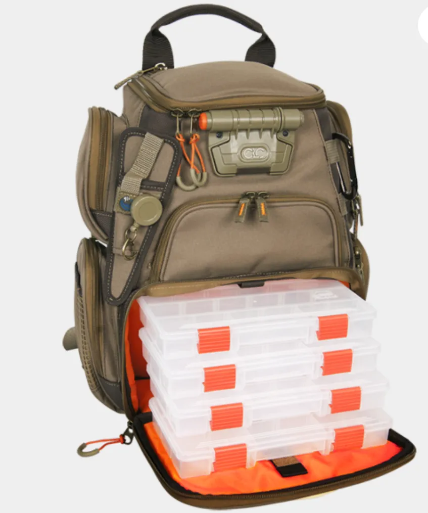 CLC Wild River WT3503 Tackle Tek™ Recon – Lighted Compact Backpack