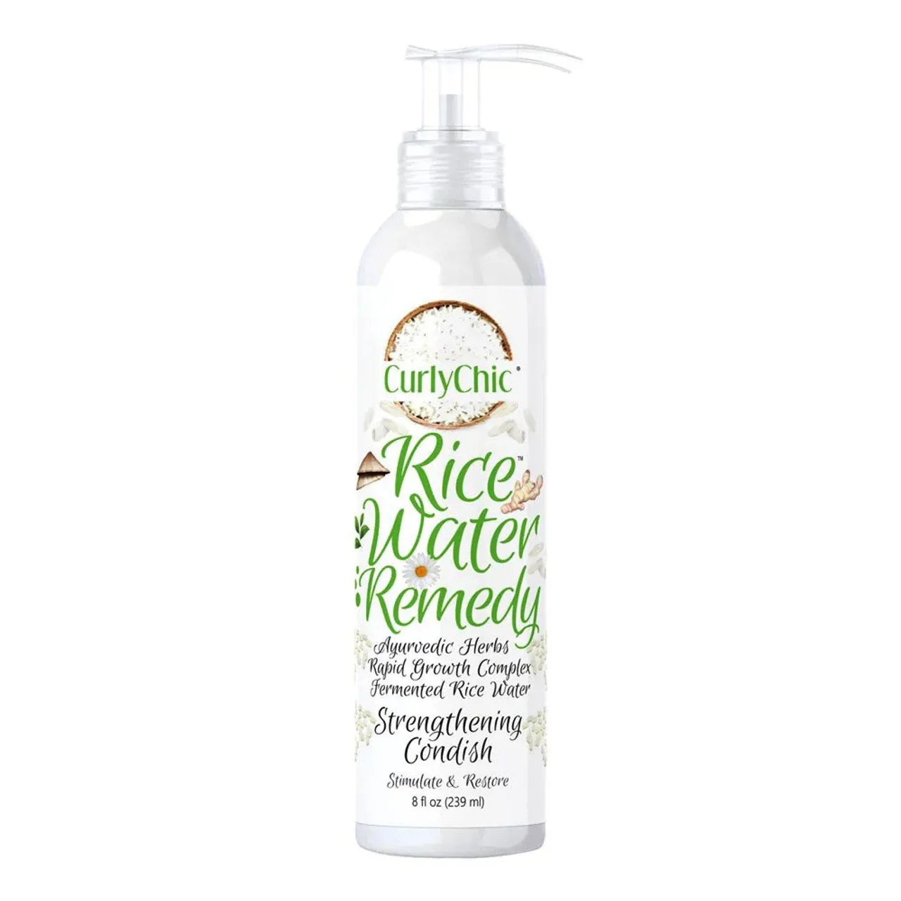 Curly Chic Rice Water Remedy Strengthening Condish Stimulate and Restore 239ml