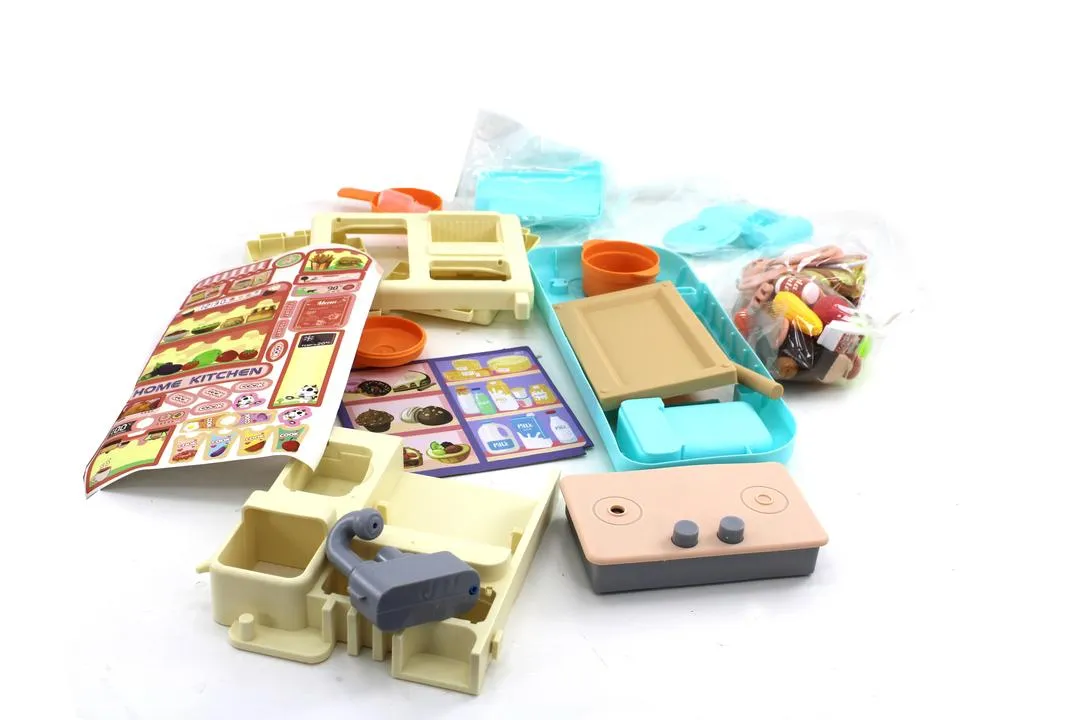 Customized Plastic Role Play Kitchen Play Set Toy Kids Cooking Food, Kitchen Toys