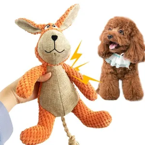 Cute Durable Squeaky Plush Animals Dog Chew Toys