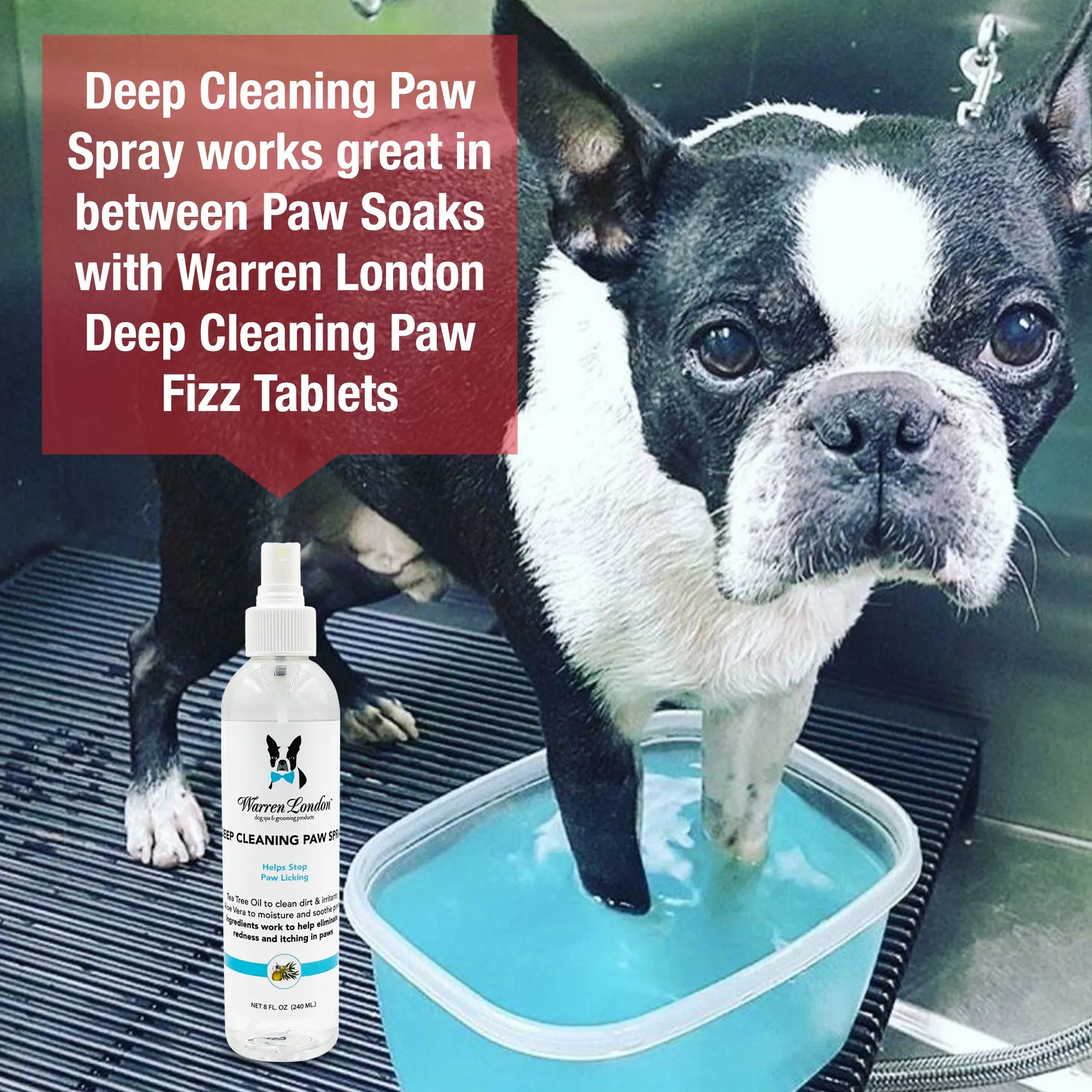 Deep Cleaning Paw Spray for Dogs