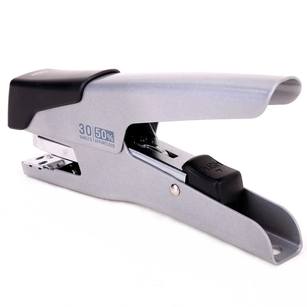 Deli Silver Effortless Plier Stapler 30sheets,24/6 & 26/6