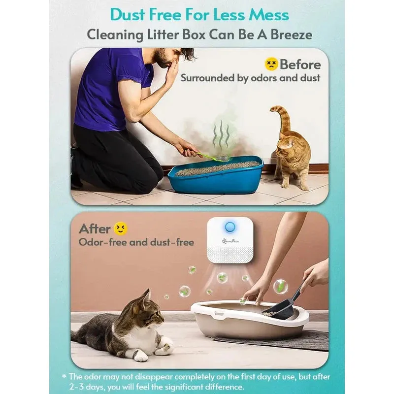 DownyPaws Smart Odor Purifier for Litter Box