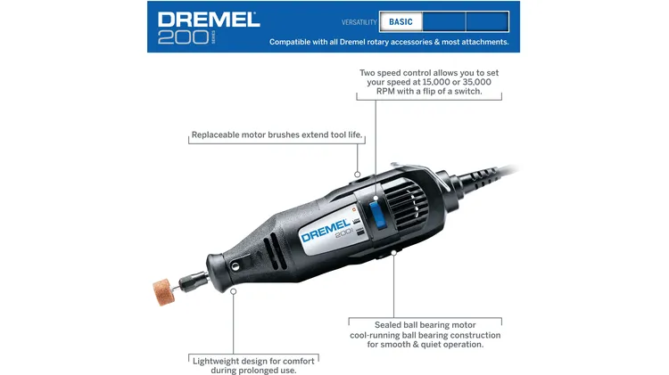 Dremel Two Speed Rotary Tool Kit (2-Speed)