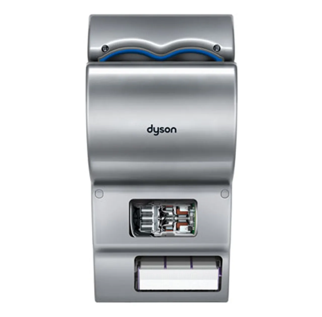 DYSON® Airblade™ AB14 dB Hand Dryer - White ABS Cover High Speed Surface Mounted ADA Compliant Hands-Down-In (SKU #301854-01 / 304664-01)