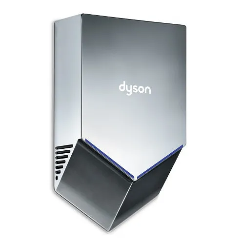 DYSON® Airblade™ HU02 V Series Hand Dryer - "Sprayed Nickel" Cover Surface Mounted ADA-Compliant Hands-Under (SKU# 307174-01 / 307172-01)