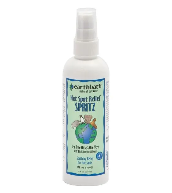 Earthbath Hot Spot Relief Spritz Tea Tree Oil & Aloe Vera Spray For Dogs