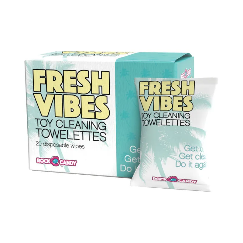 Fresh Vibes - Sex Toy Cleaning Wipes - 20 count