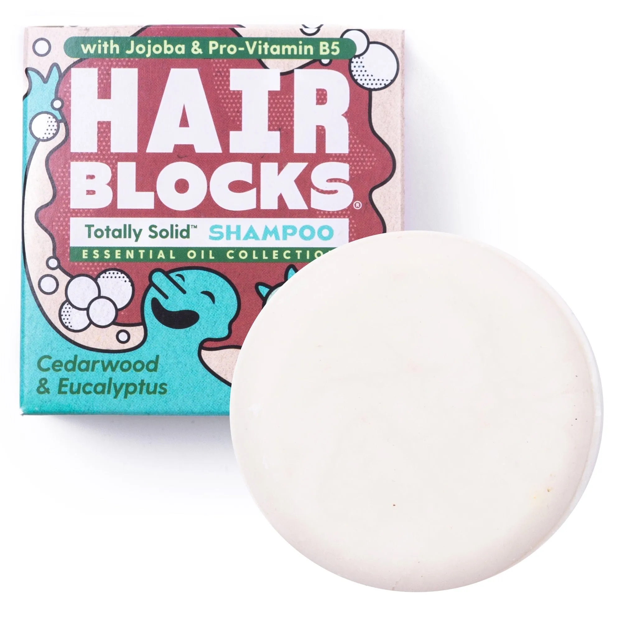 Hair Blocks Solid Shampoo Bar: Cedarwood & Eucalyptus