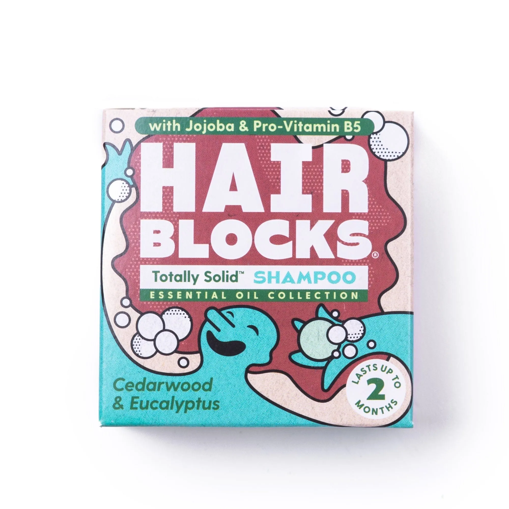 Hair Blocks Solid Shampoo Bar: Cedarwood & Eucalyptus