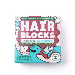 Hair Blocks Solid Shampoo Bar: Cedarwood & Eucalyptus