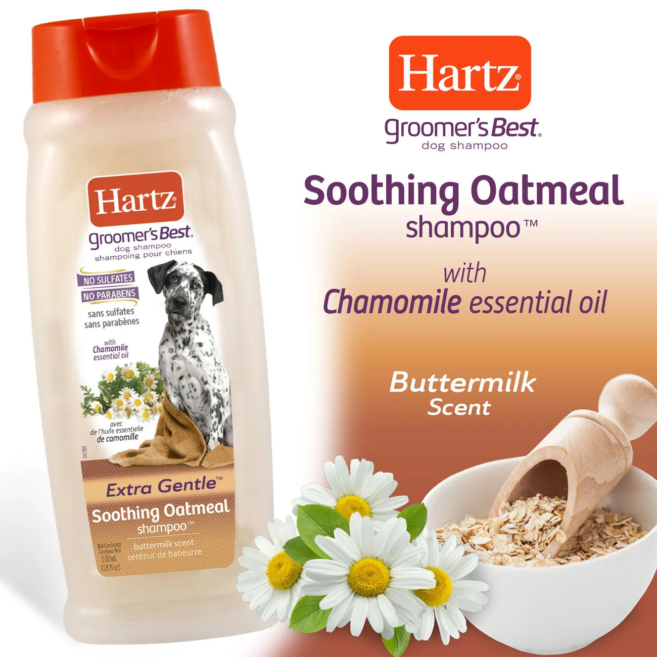 Hartz® GROOMER'S BEST® Soothing Oatmeal Shampoo for Dogs