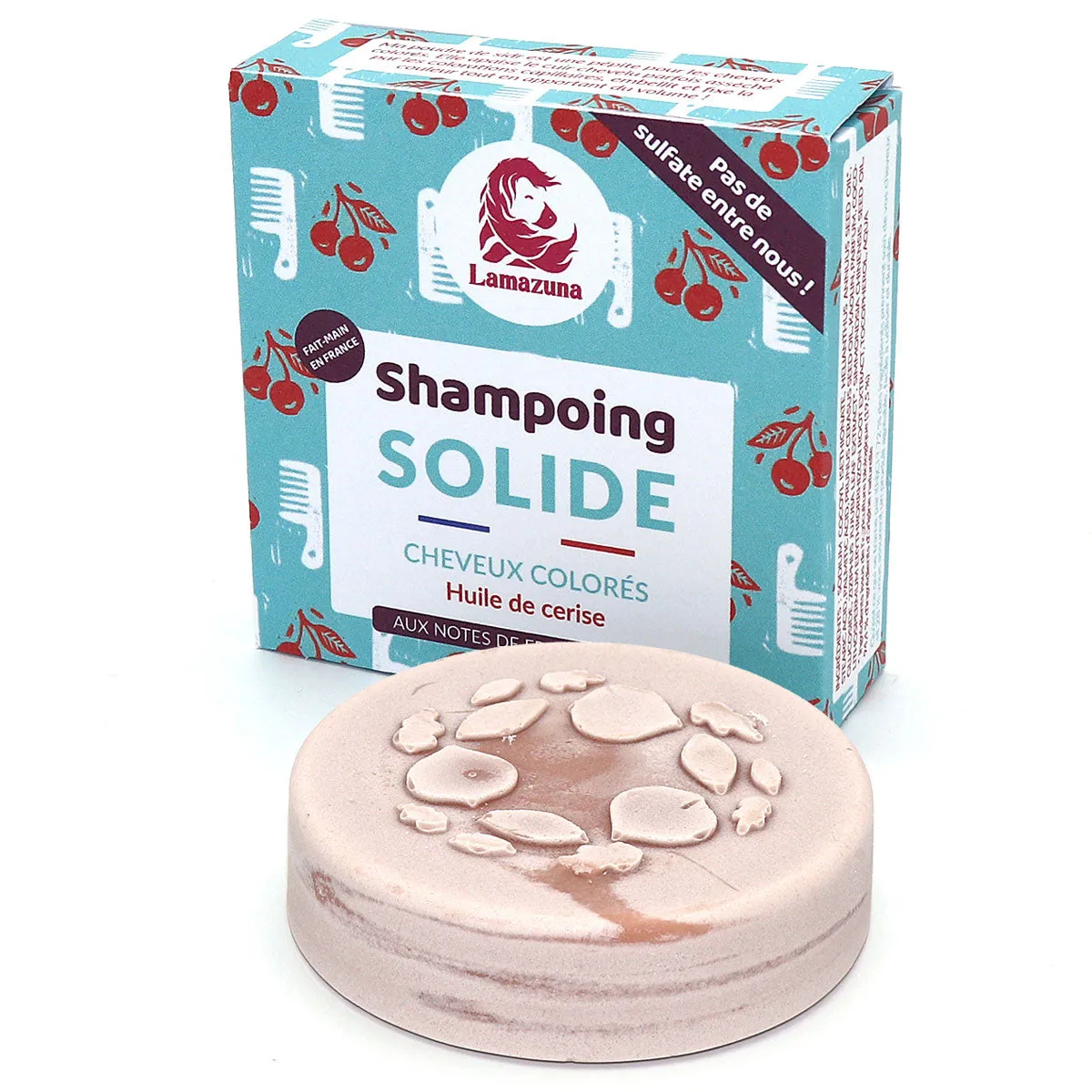 Lamazuna Solid Shampoo Colour Treated Hair - Cherry Oil