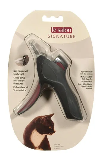 Le Salon Signature Cat Nail Clipper with Safety Light