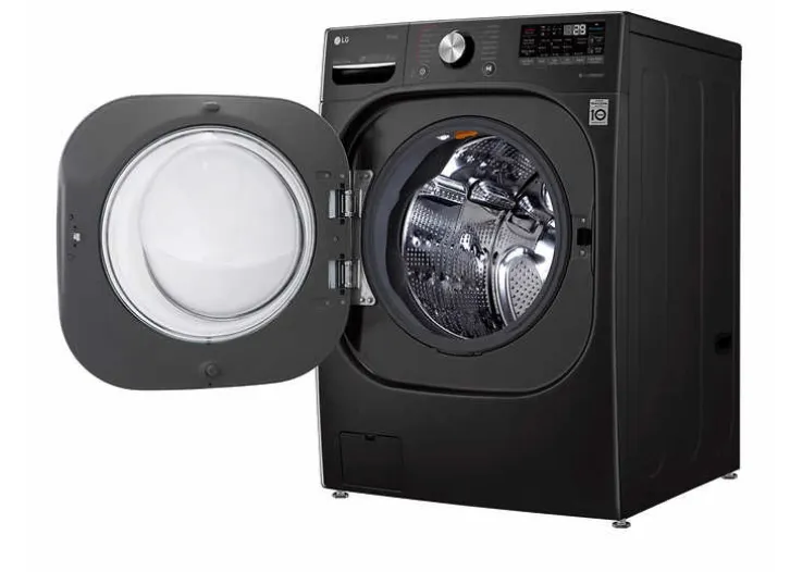 LG 5.0 cu. ft. Front Load Washer with TurboWash 360° and 7.4 cu. ft. GAS Dryer with Built-In Intelligence