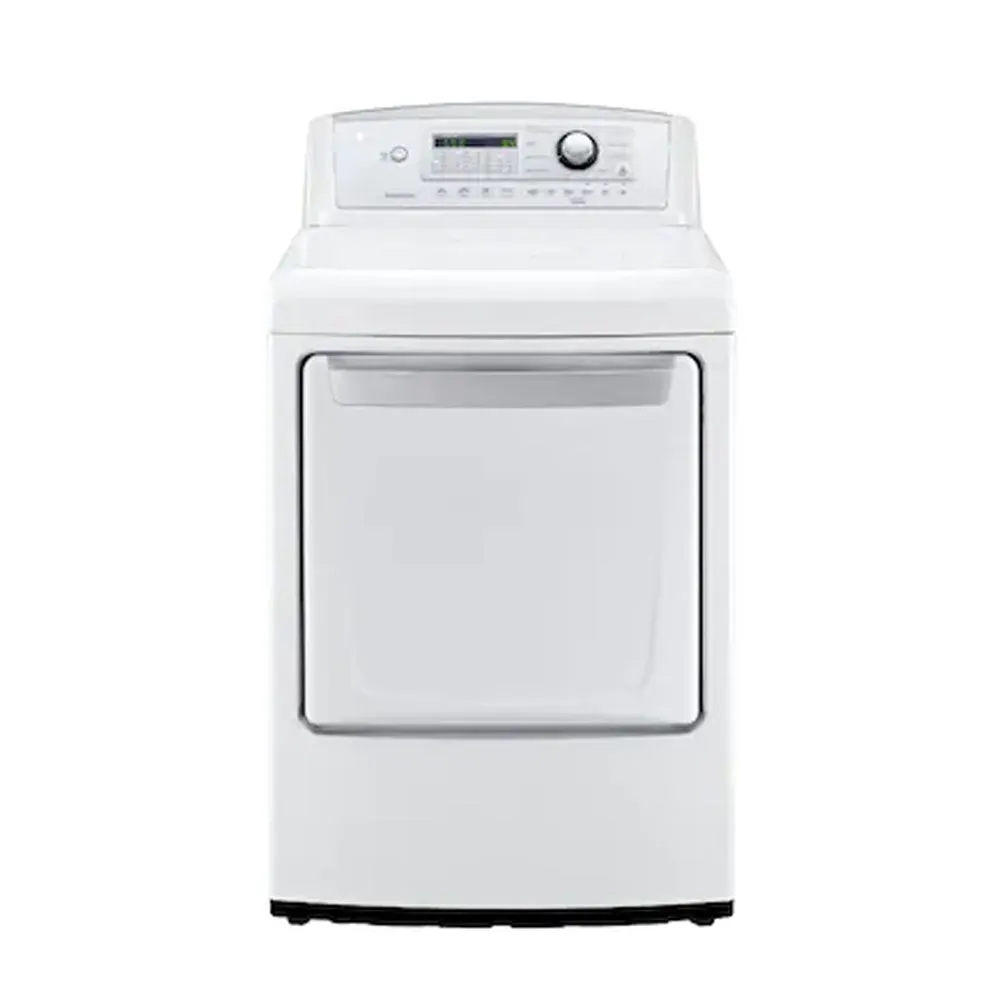 LG - 7.3 Cu. Ft. 8 Cycle Electric Dryer - White