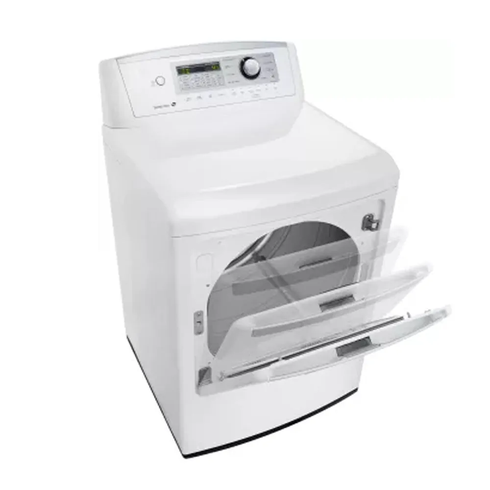 LG - 7.3 Cu. Ft. 8 Cycle Electric Dryer - White