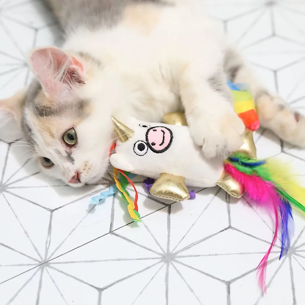 Mad Cat Mewnicorn Toy For Cats (2 pk)