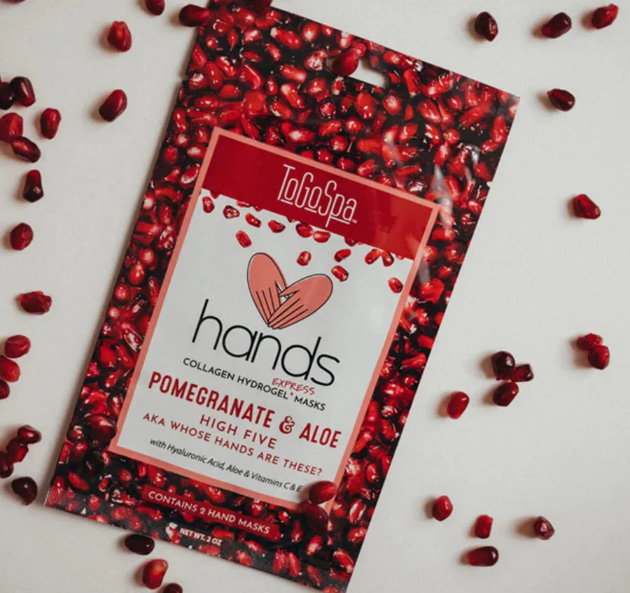 Pomegranate   Aloe Collagen Hydrogel Express Hand Mask