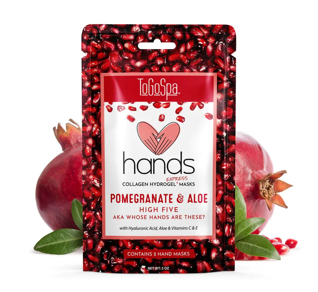 Pomegranate   Aloe Collagen Hydrogel Express Hand Mask