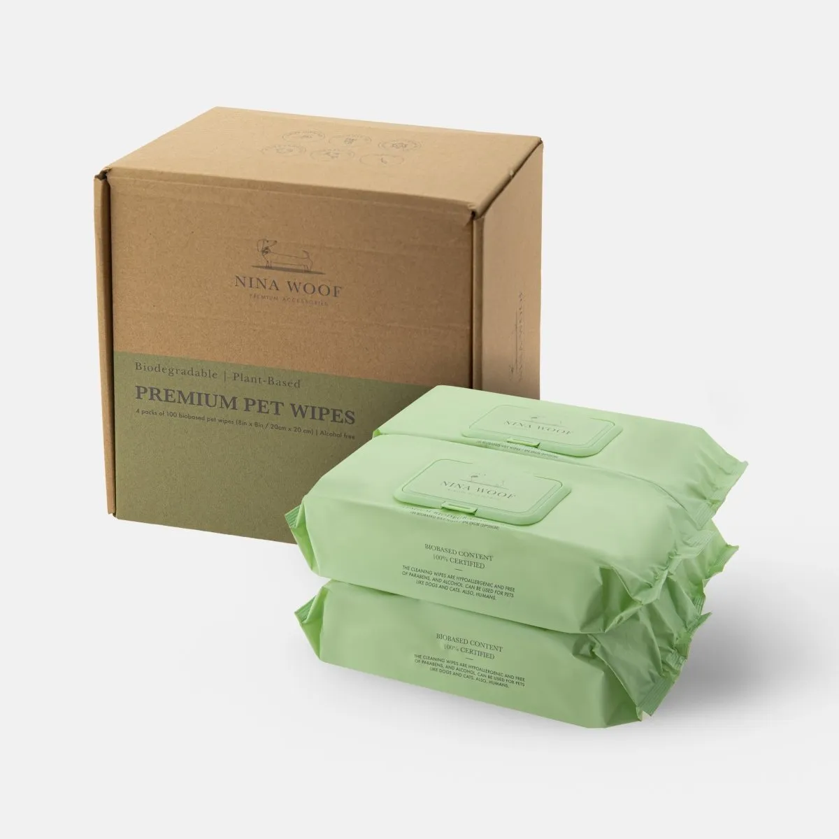 Premium Wipes - Biodegradable and Plant-Based