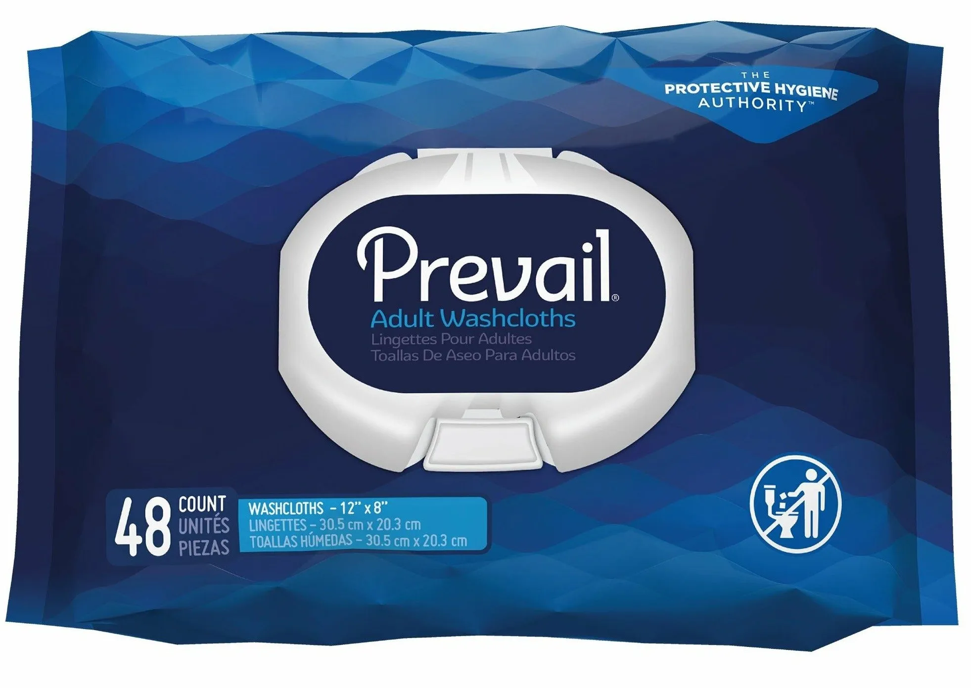 Prevail Incontinence Washcloths: Regular Scent or Fragrance Free