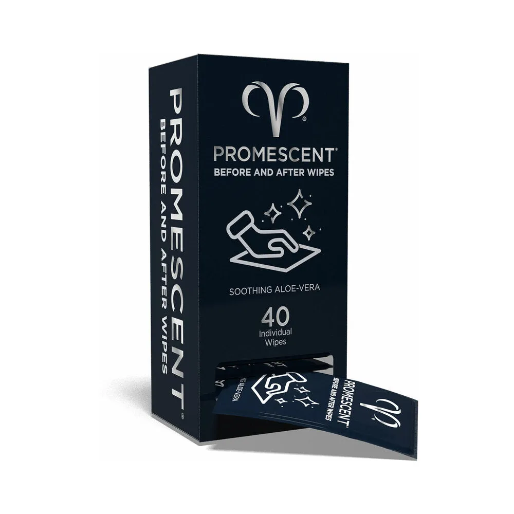 Promescent Before & After Individual Wipes 40-Pack