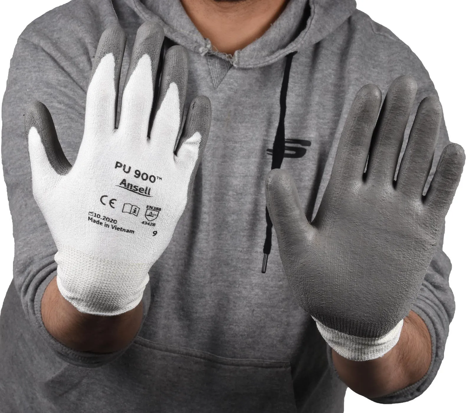 PU Coated Anti Slip Gloves - Pack of 6