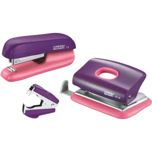 Rapid F5 Mini Stapler Purple/Apricot Value Pack