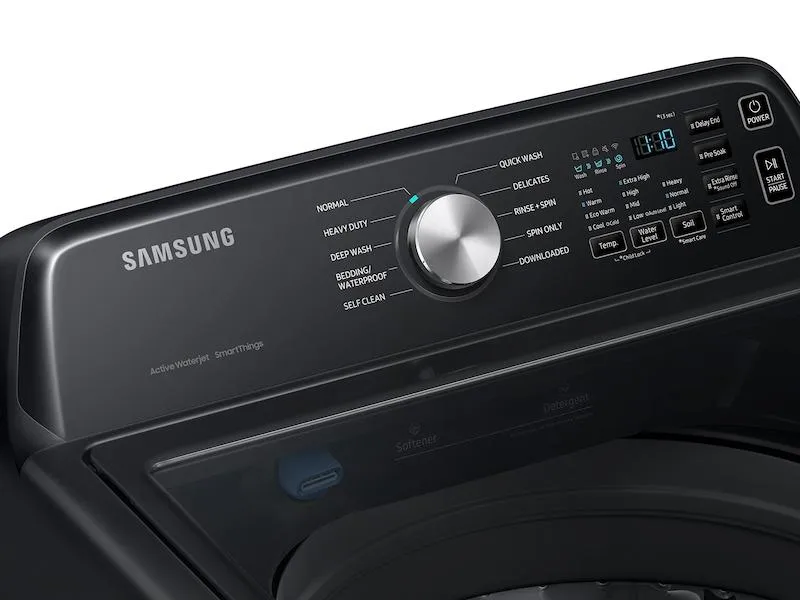 Samsung WA47CG3500AVA4 4.7 cu. ft. Large Capacity Smart Top Load Washer with Active WaterJet in Brushed Black