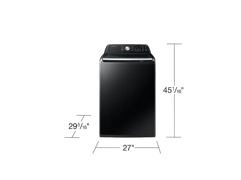 Samsung WA47CG3500AVA4 4.7 cu. ft. Large Capacity Smart Top Load Washer with Active WaterJet in Brushed Black