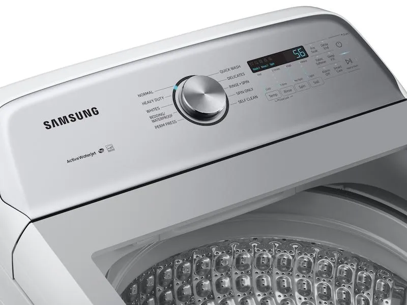 Samsung WA50R5200AW 5.0 cu. ft. Top Load Washer with Active WaterJet in White