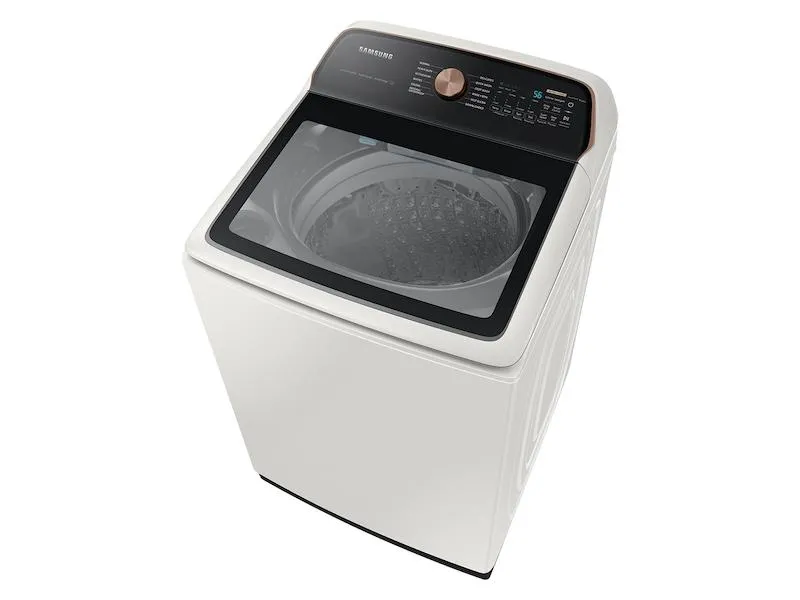 Samsung WA55CG7500AE 5.5 cu. ft. Extra-Large Capacity Smart Top Load Washer with Auto Dispense System in Ivory