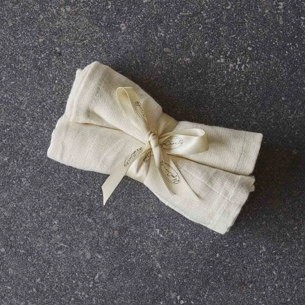 Set of 2 Organic Muslins