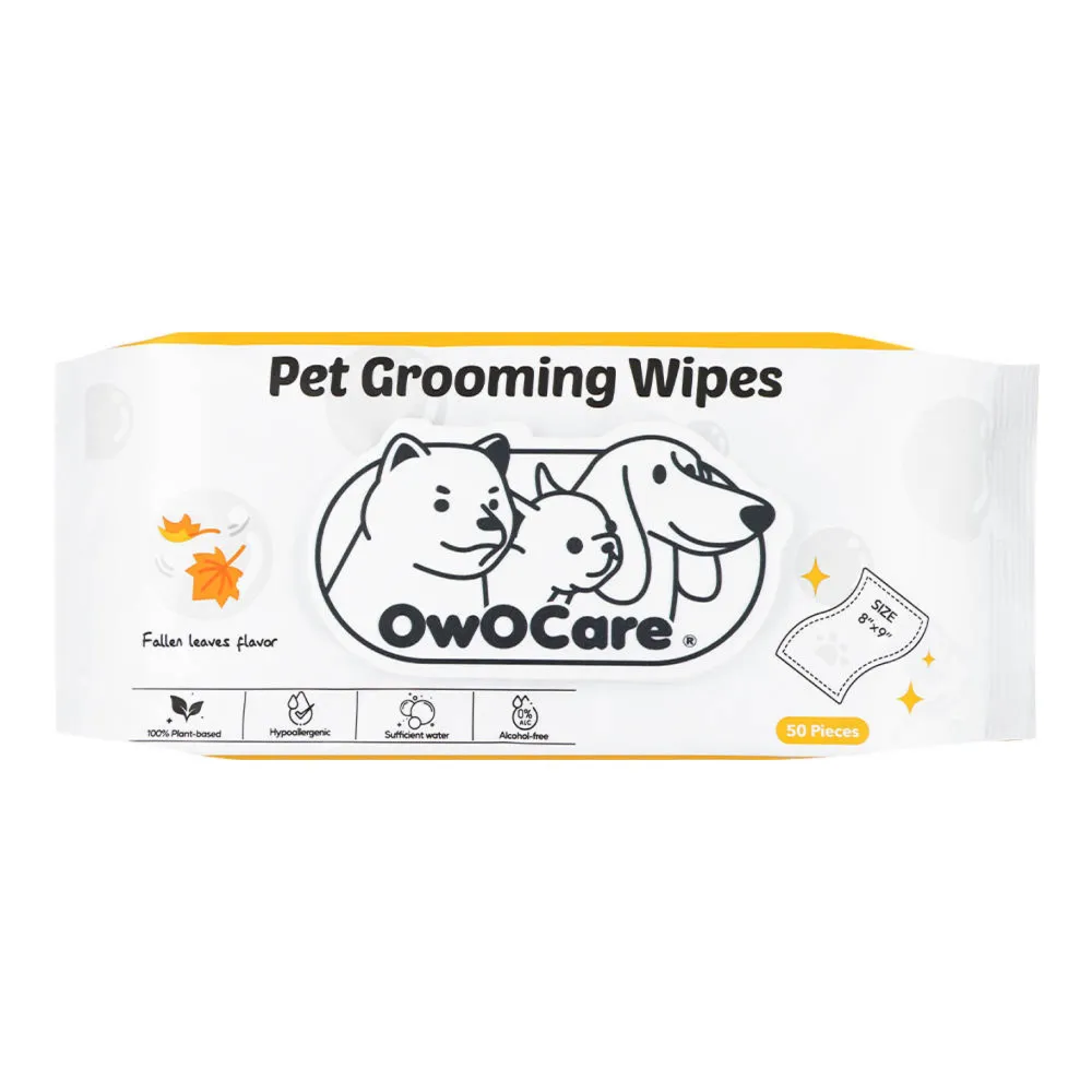 Talking Dog Club Autumn Leaves Wipes for Dogs and Cats